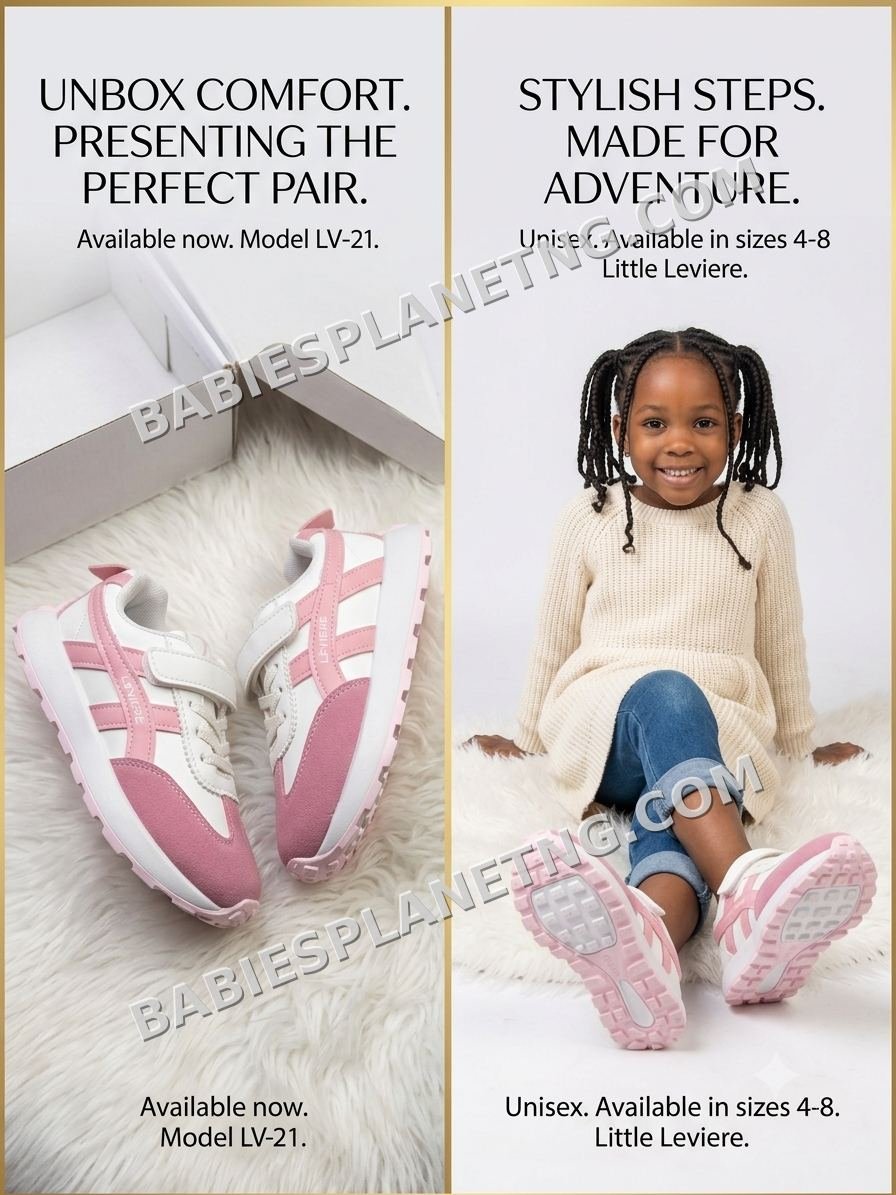 Little Leviere Kids' Pink Sneakers