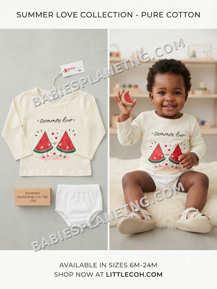 Toddler Pure Cotton Watermelon Top