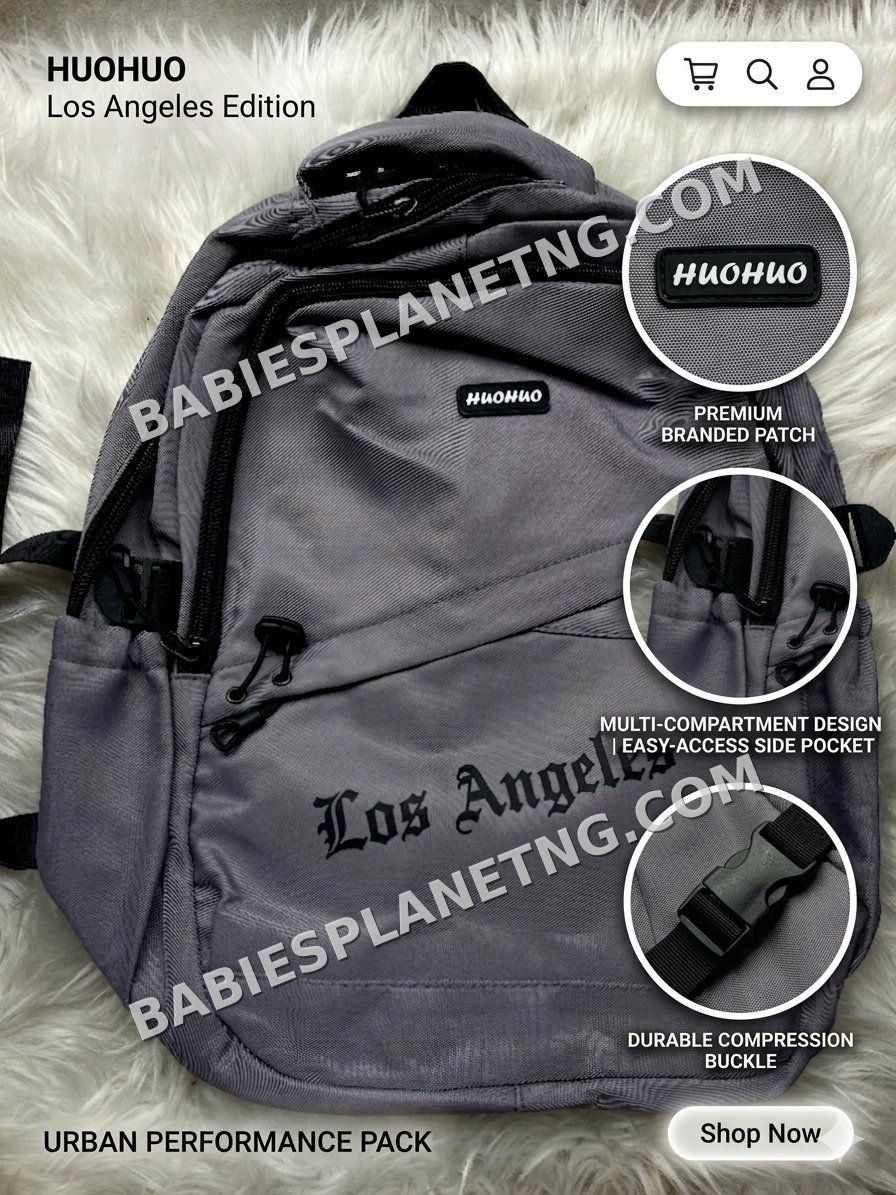 Multi-Compartment Design School Bag