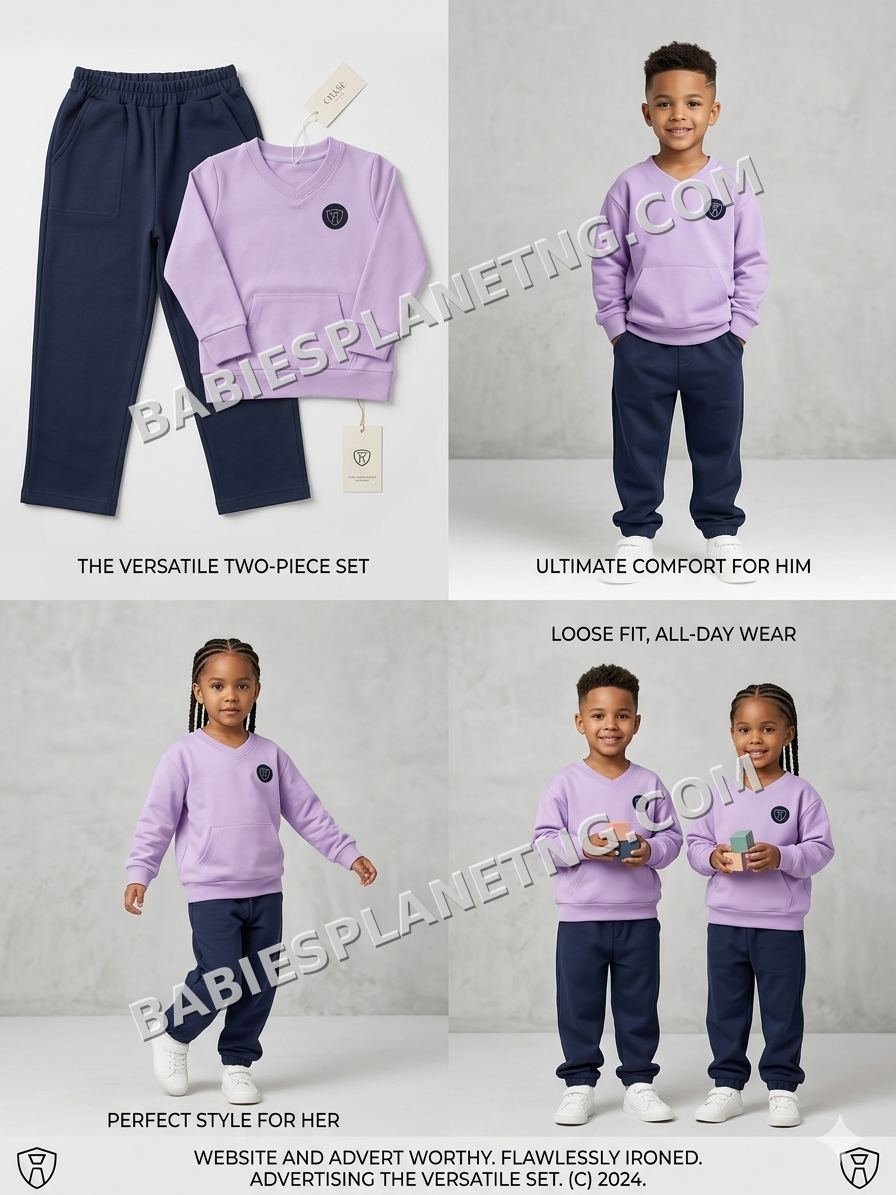 Children's Casual Two-Piece Outfit