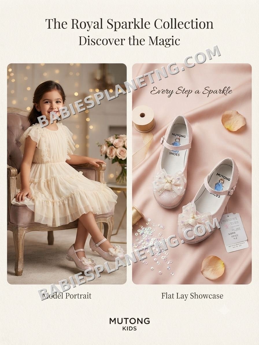 Girls' Sparkle Flat Shoes
