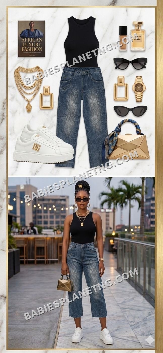 Women's Fashion Denim Cropped Jeans