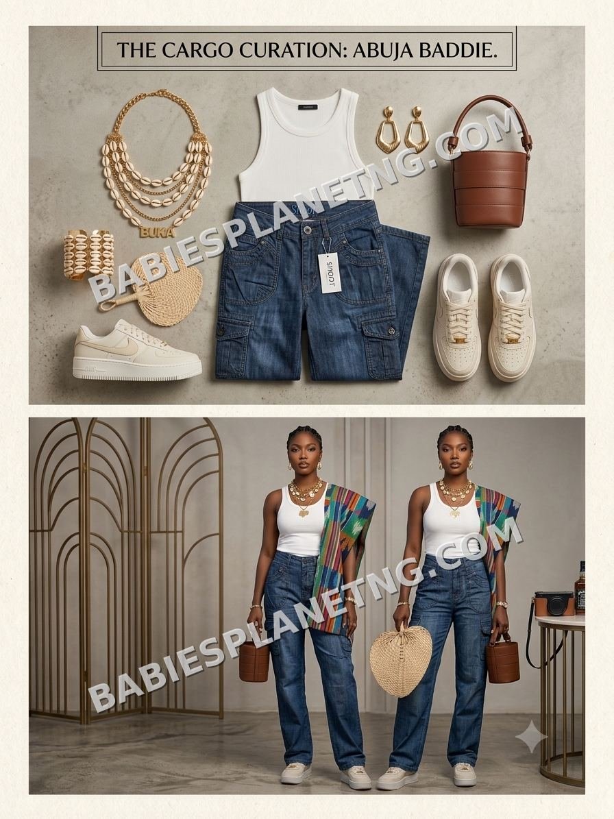 Women denim like trouser