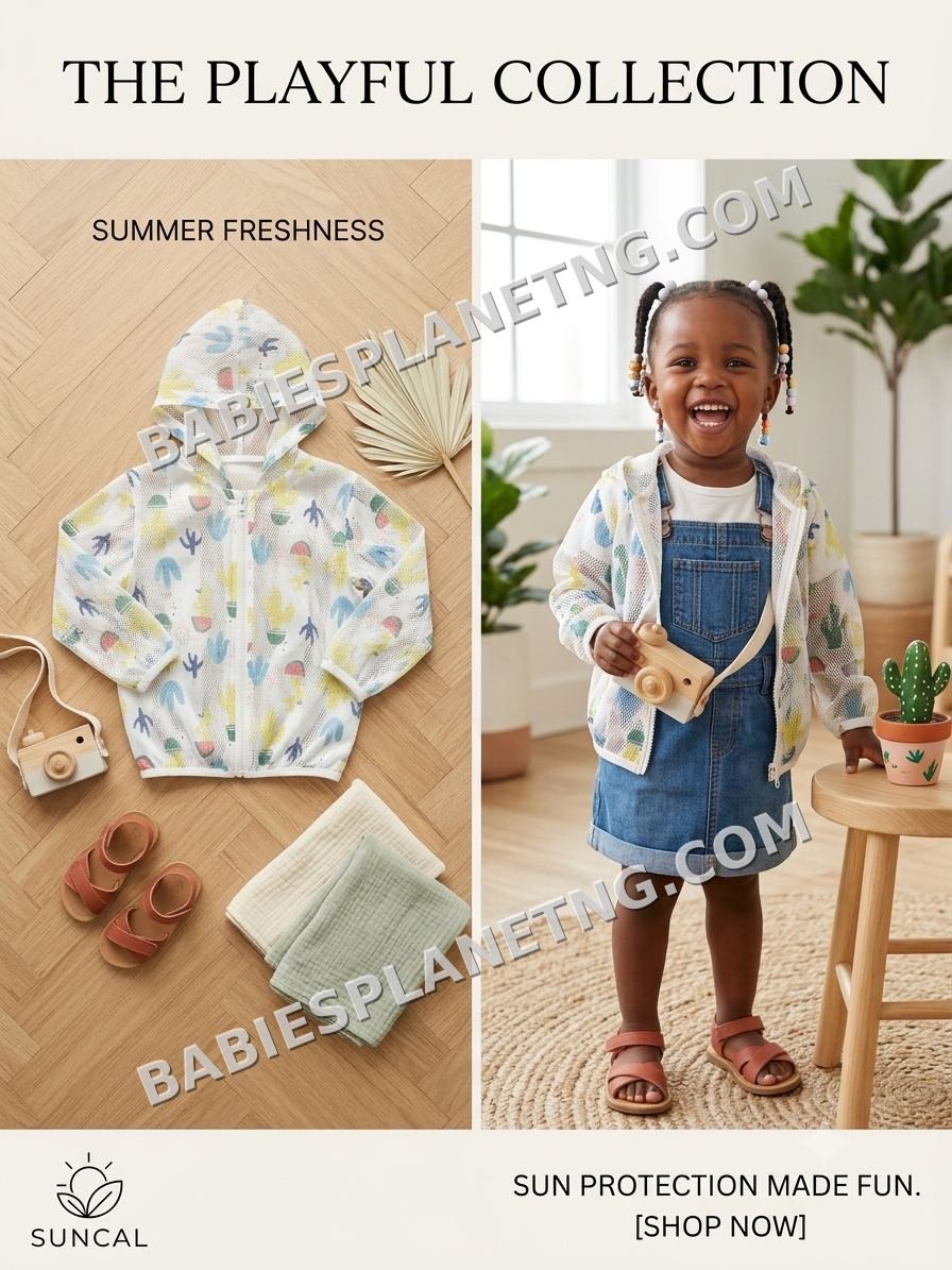 Toddler Sun Protection Mesh Hoodie