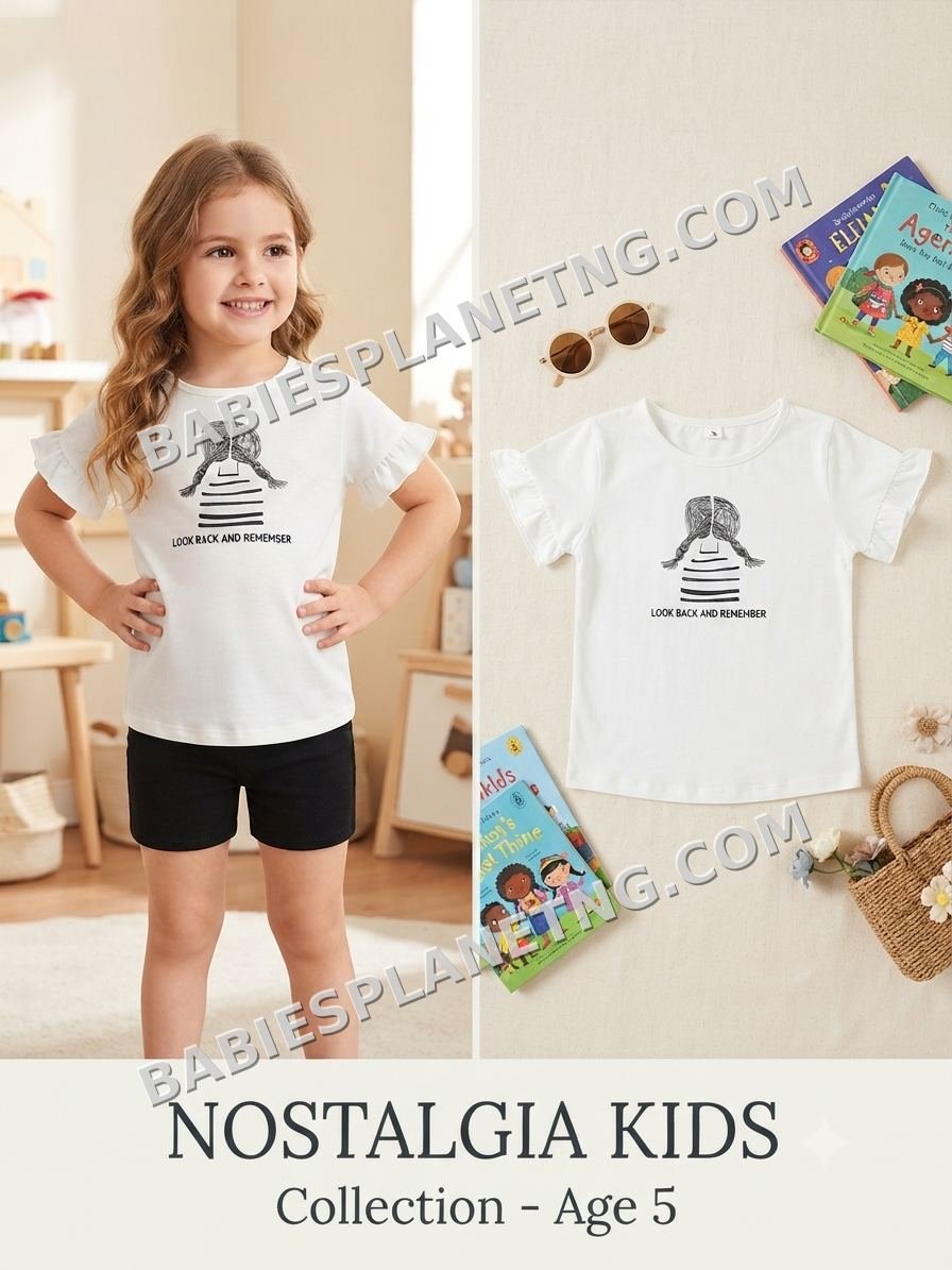 Short Sleeve Kids' Fashion Top