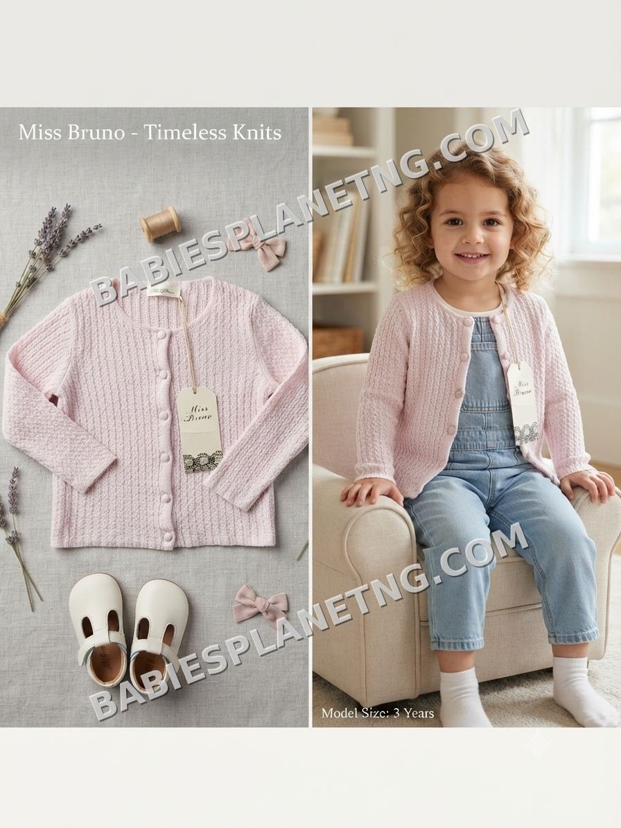 Childrens Ribbed Knit Sweater