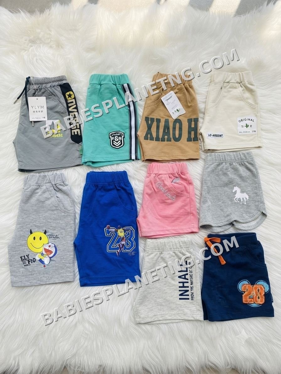10 piece Boys combo short Pants mix