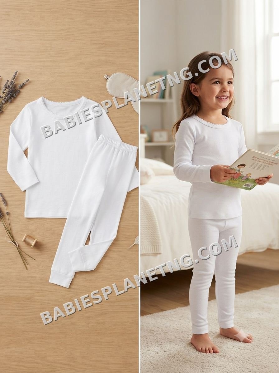 All white pajamas