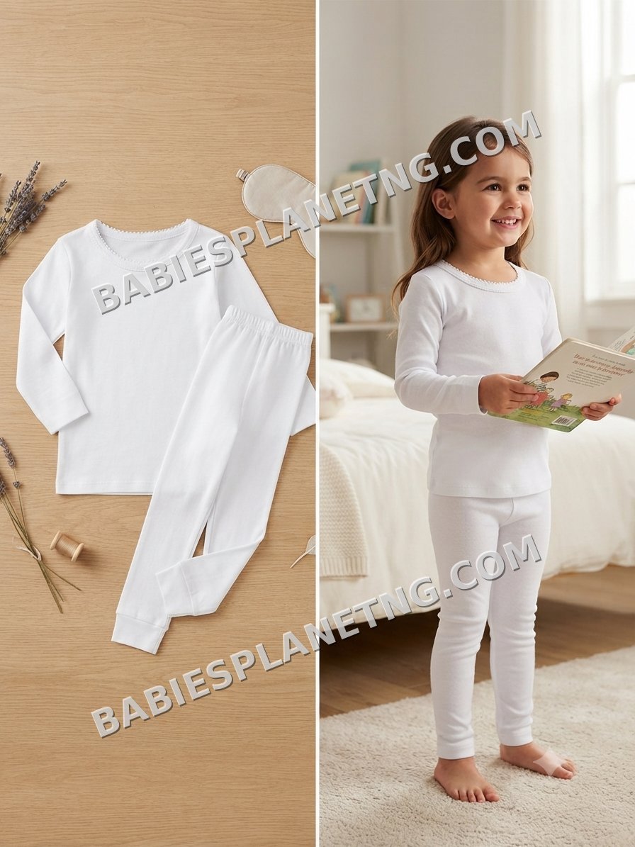All white pajamas