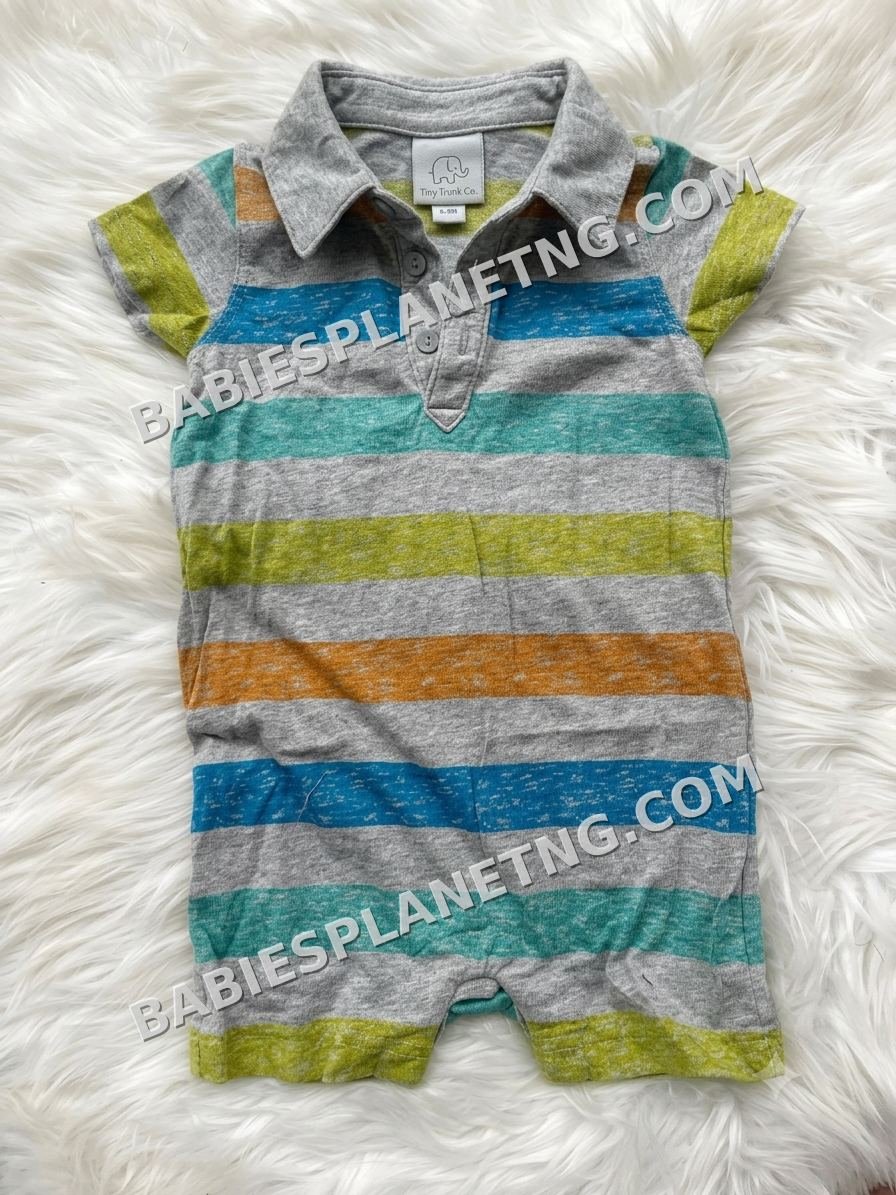 Baby Boy Polo Romper