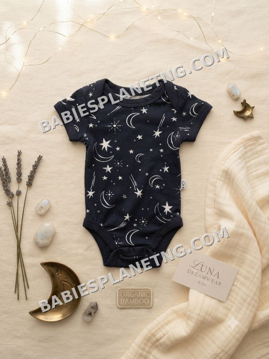 Pre-term Baby Organic Bamboo Baby Star Onesie Bodysuit