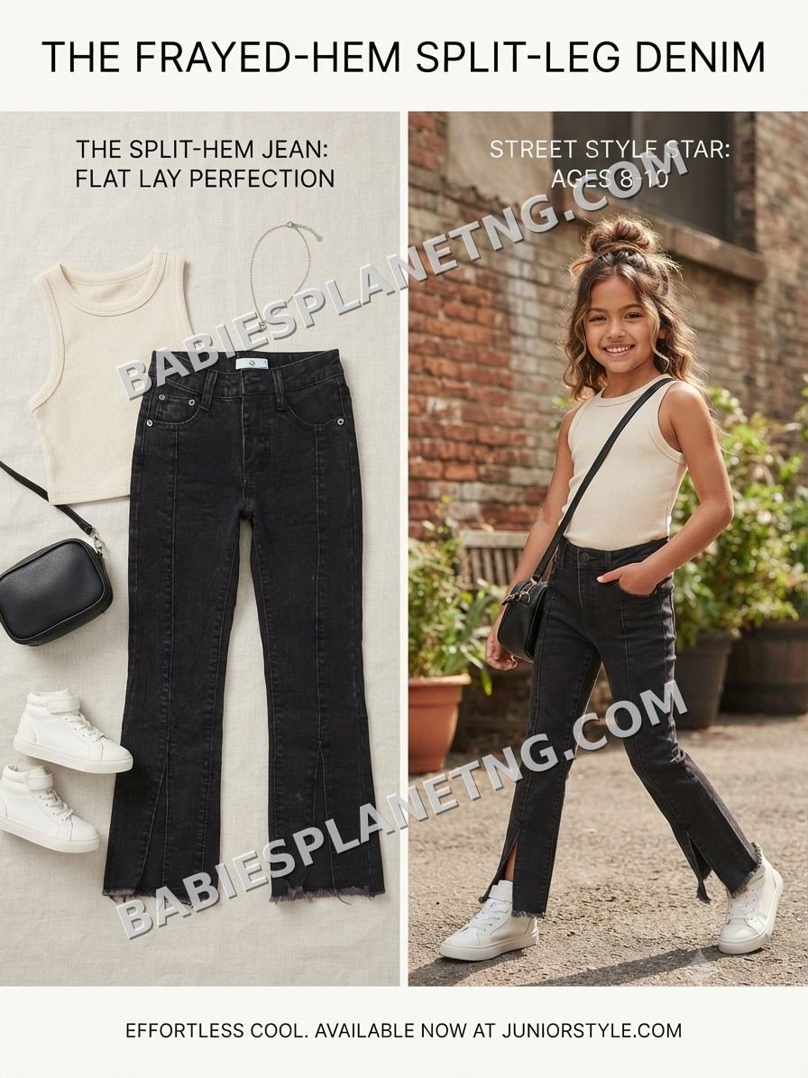 Split Leg Jeans for Kids