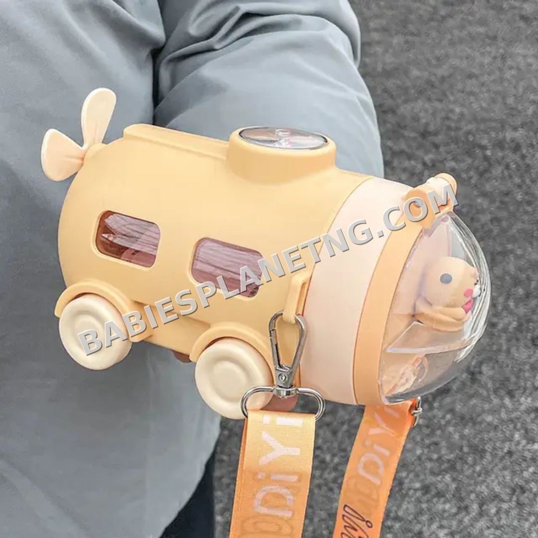 Toddler Airplane Water Bottle with Toy