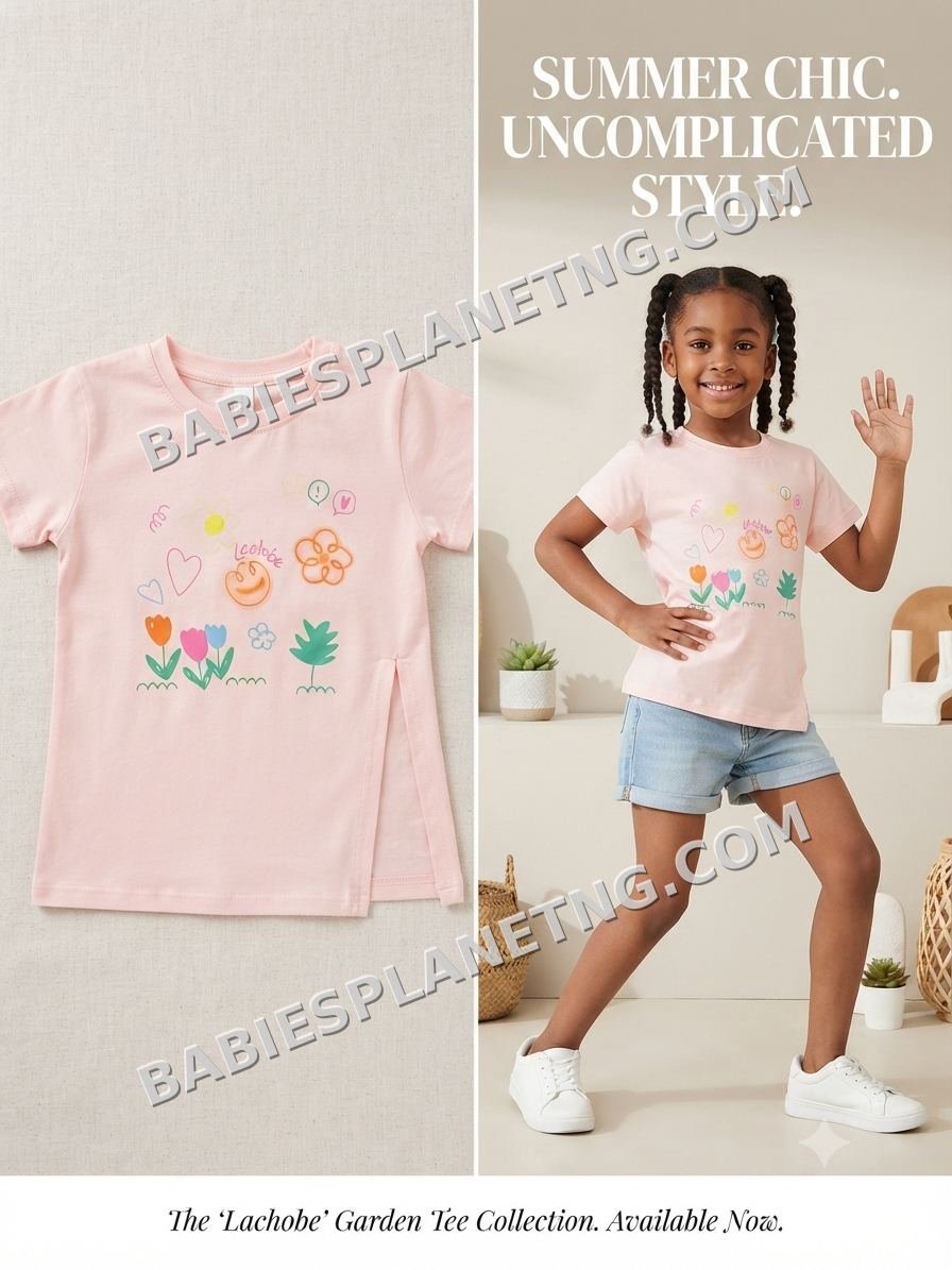 Girl's Casual Short Sleeve Top