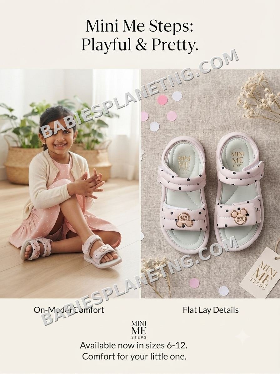 Toddler Girls' Polka Dot Sandals