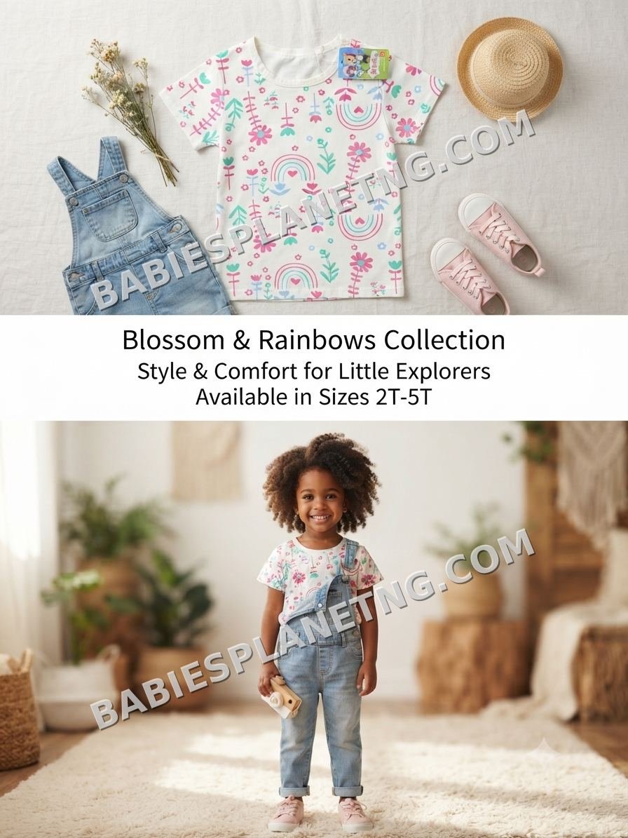 Baby girl colorful top