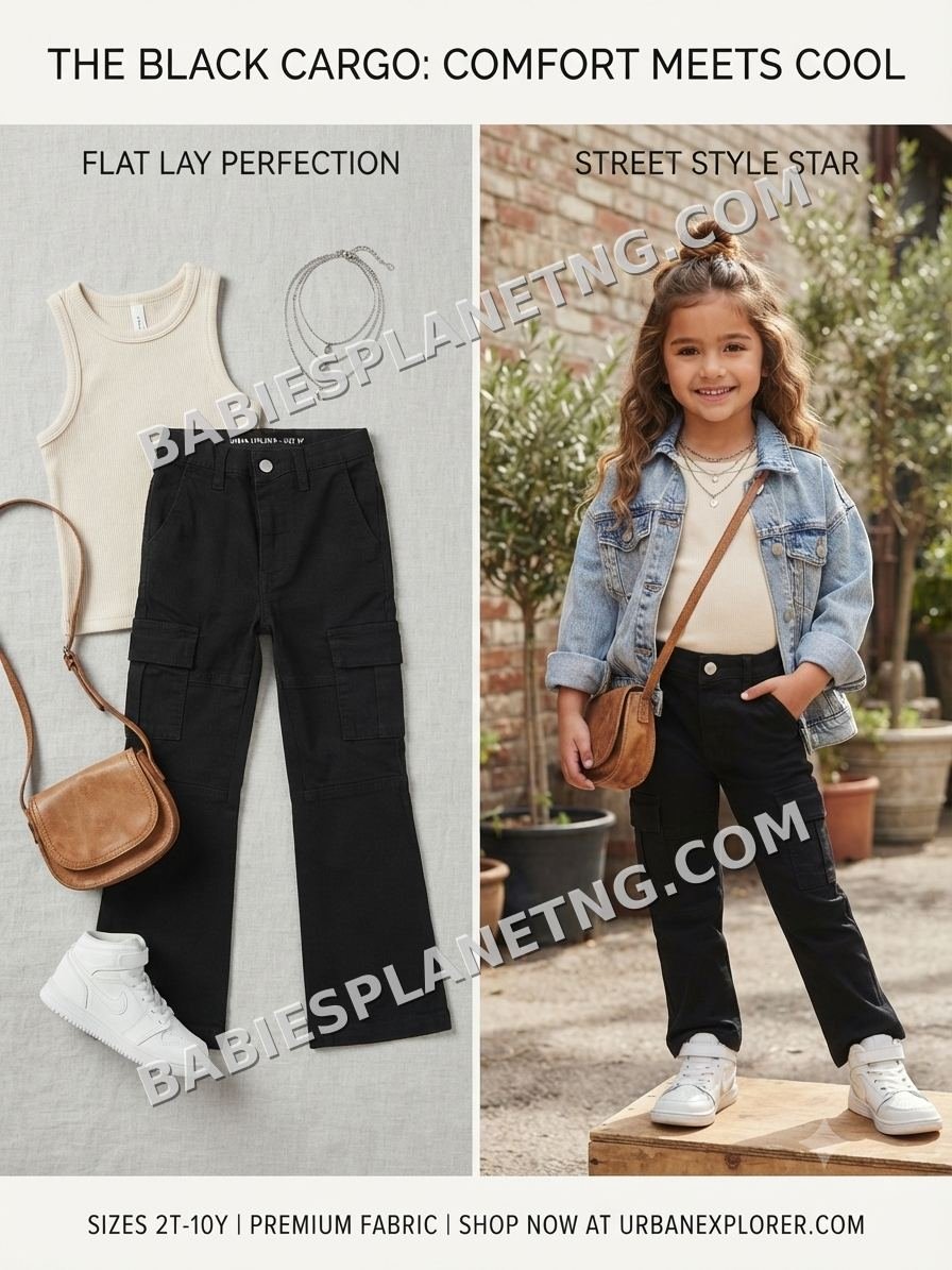 Toddler Girls' Cargo Trousers