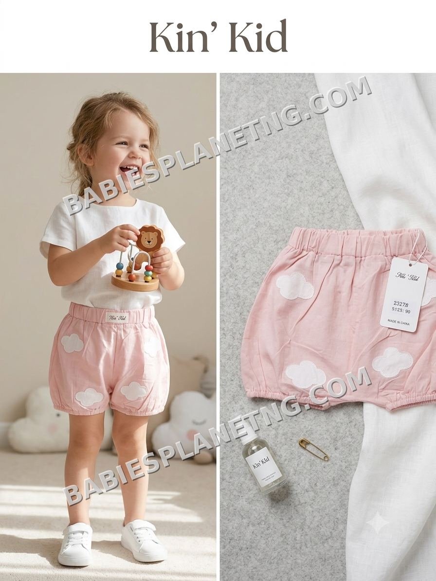 Toddler Pink Cloud Shorts