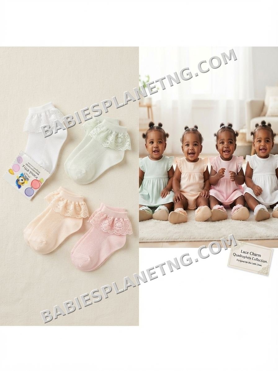 Baby Lace-Trim Mesh Socks