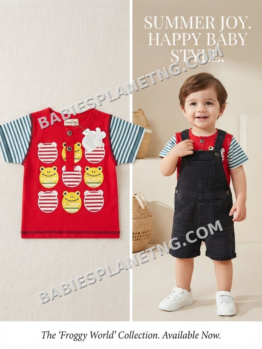 Frog Design Short Sleeve Top