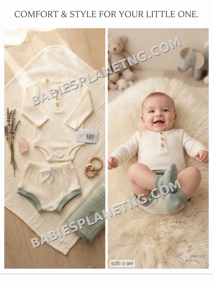 Infant Long Sleeve bodysuit  and Short Set