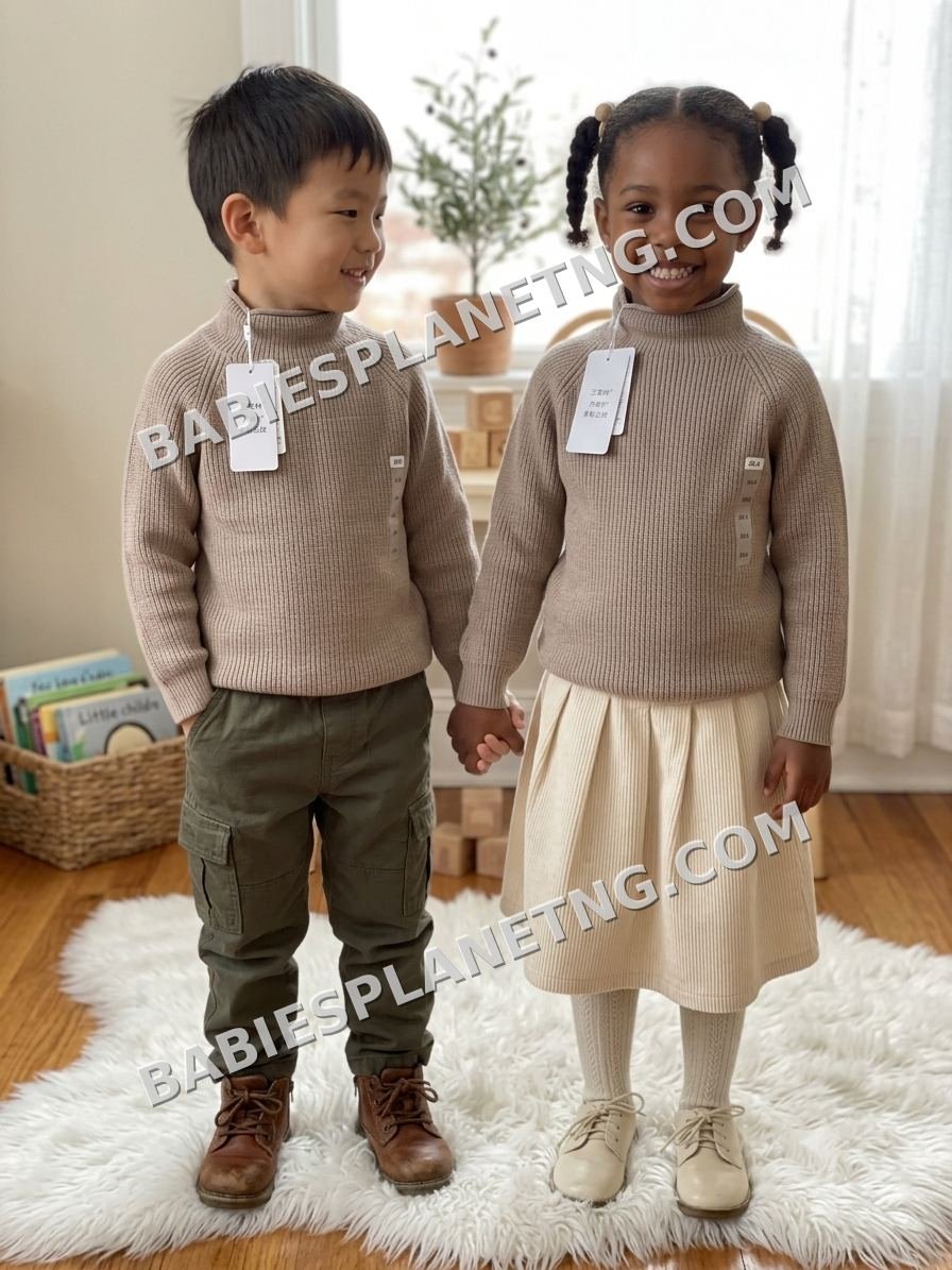 Kids' Casual Knit Sweater Top