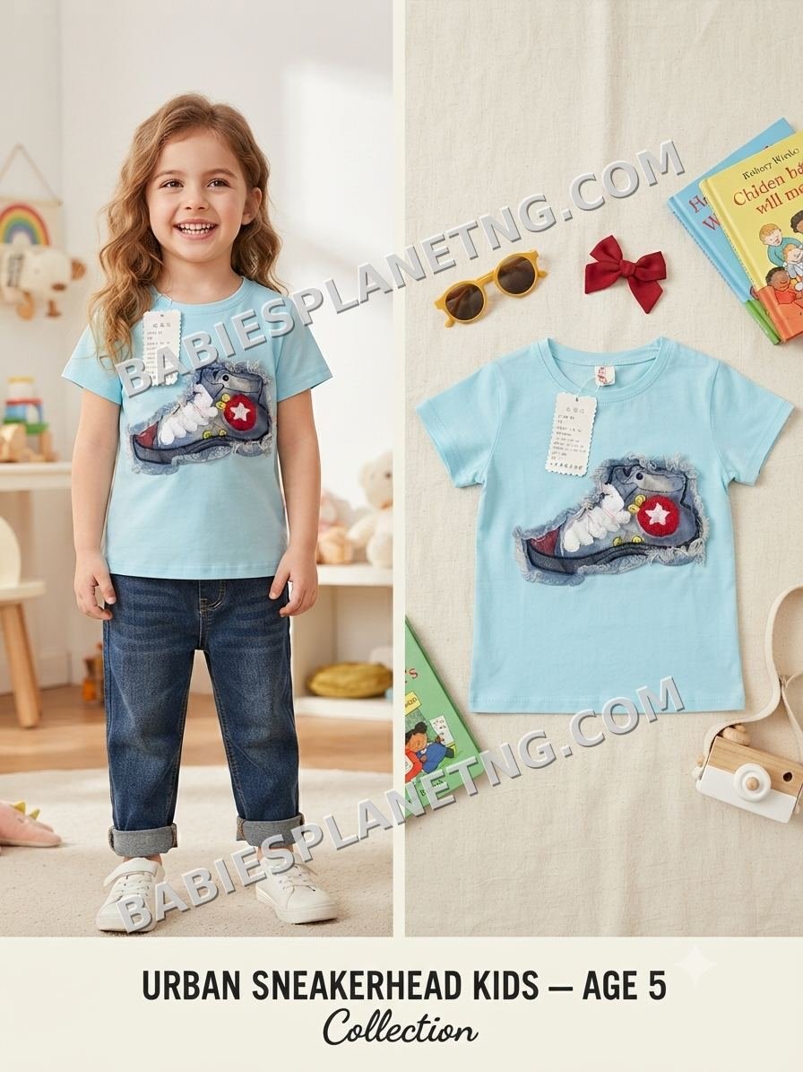 Kids' Casual Sneaker Graphic Top