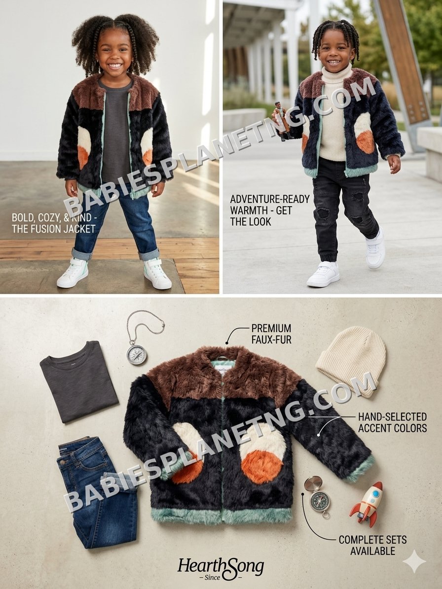 Kids Faux Fur Jacket