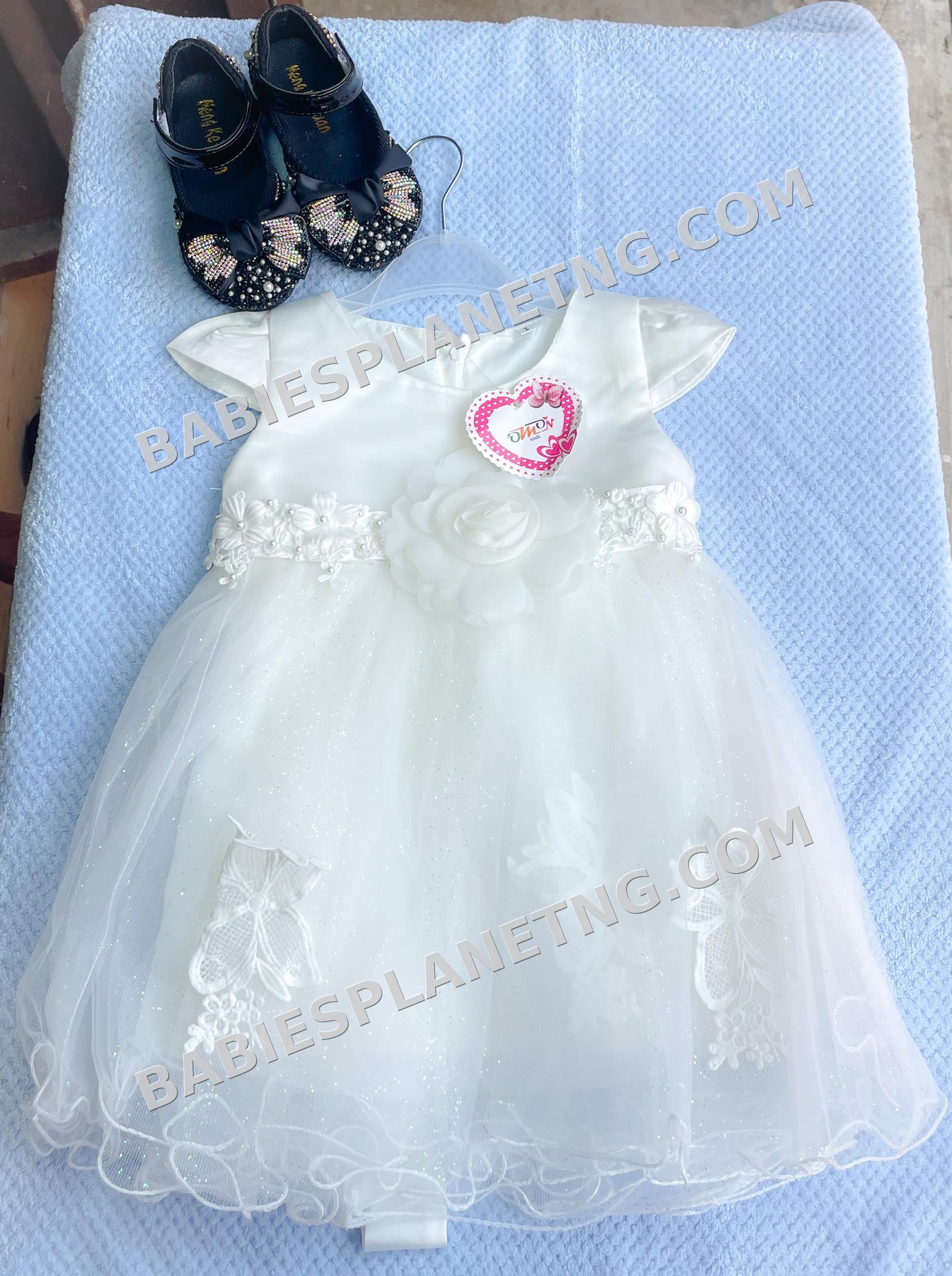 White Baby Girl Party Ball Dress
