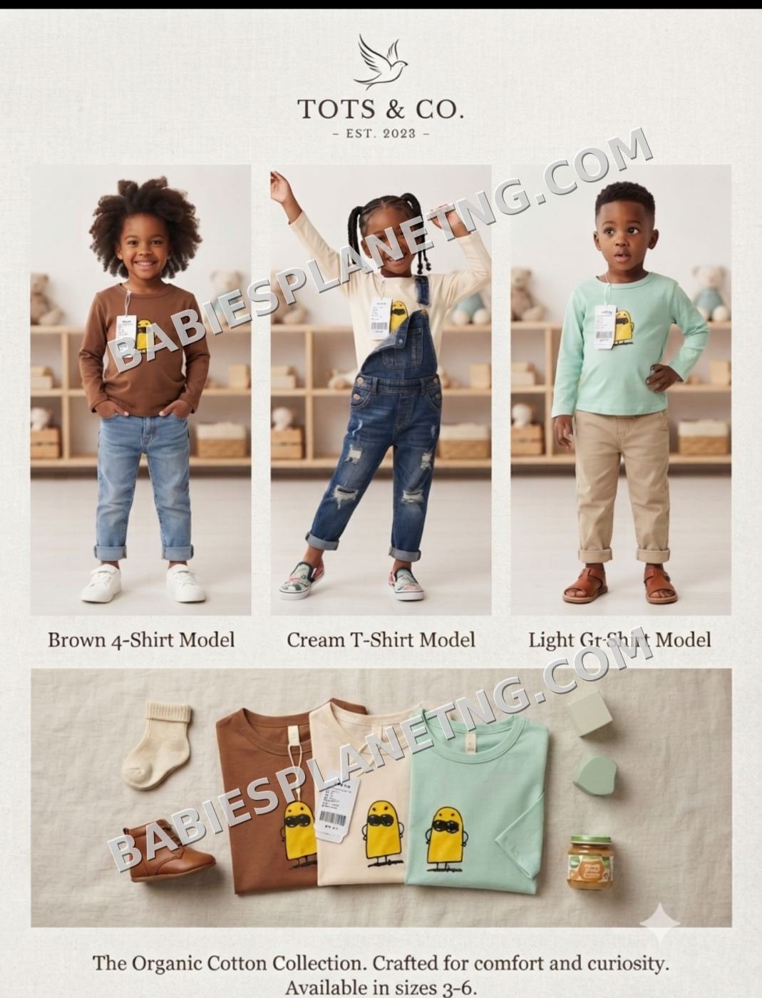 Toddler's Comfort Fit Cartoon Top