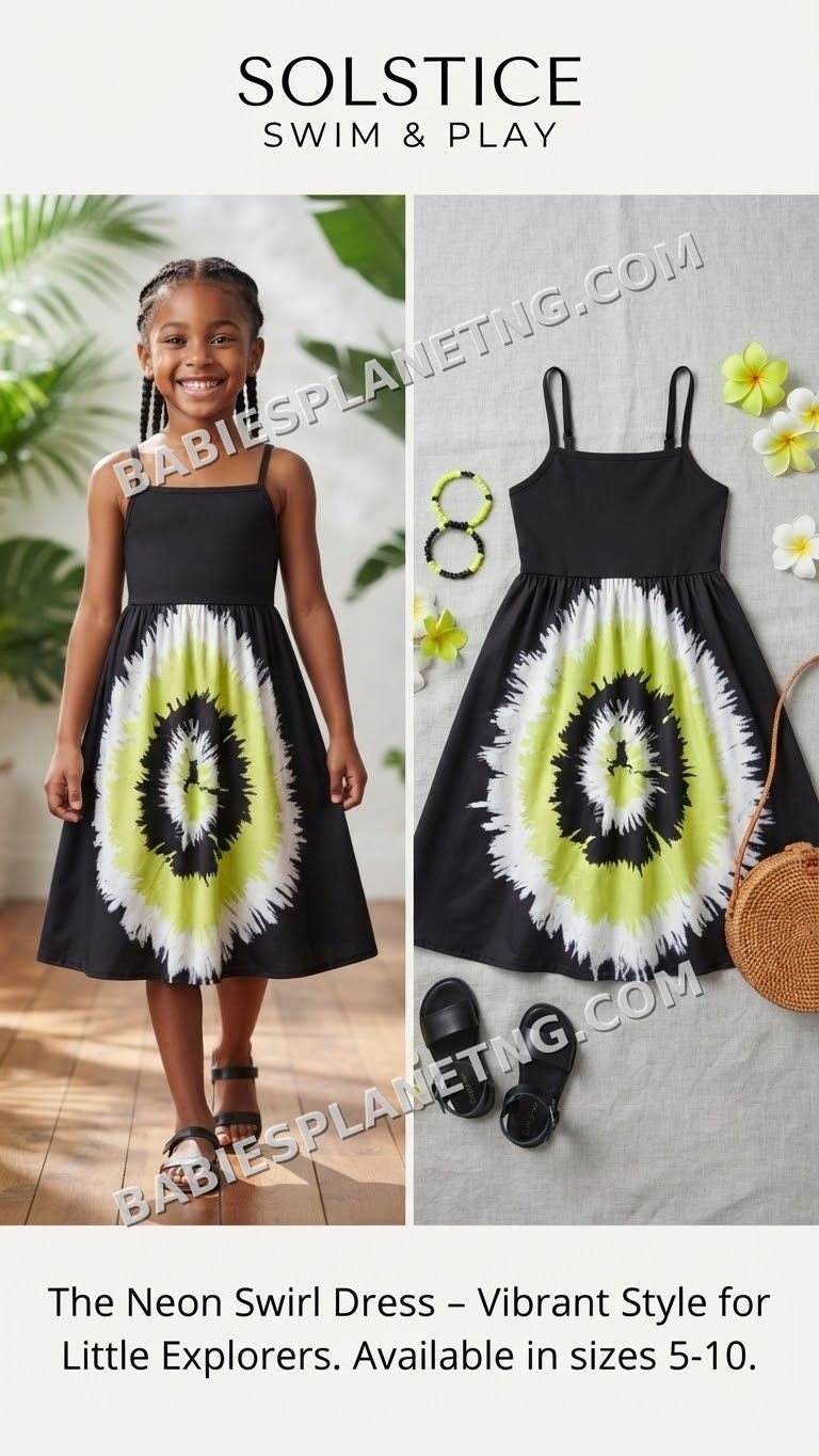 Tiedye Sundress for Little Girls