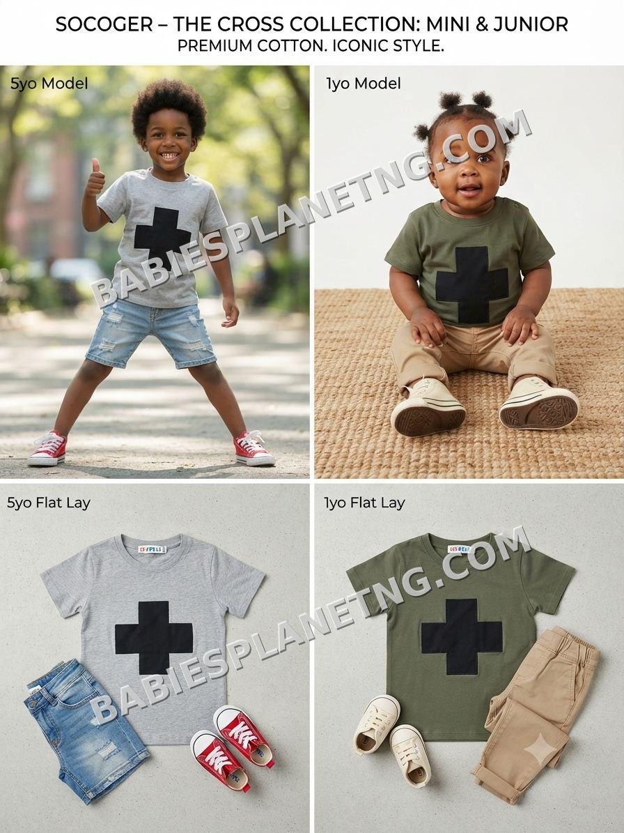 Kids Unisex Cross Graphic T-Shirt/top