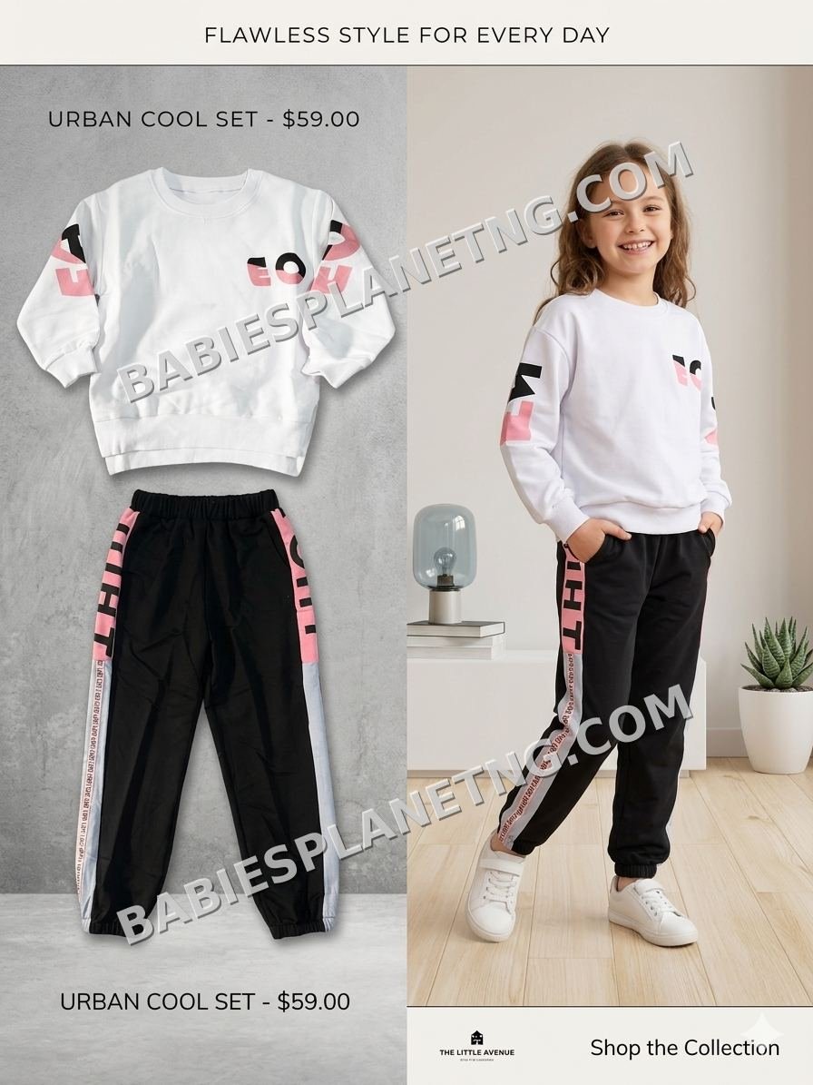 Toddler Urban Graphic Sweatshirt and Pants Set