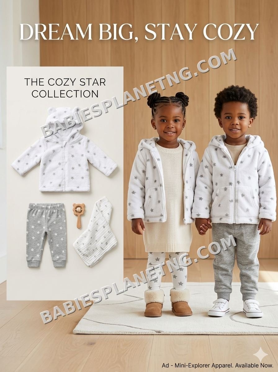 Toddler Star Pattern Hoodie
