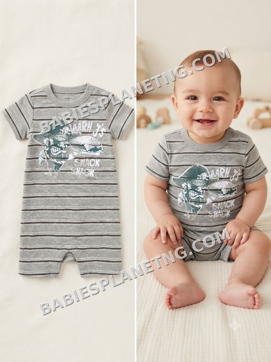 Baby Unisex Snack Theme Rumper