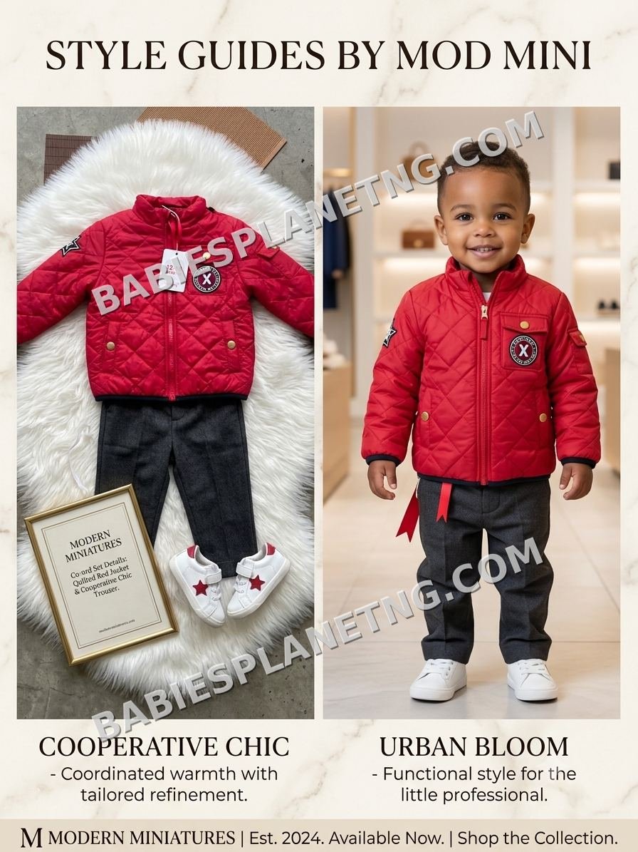 Red Quilted Jacket