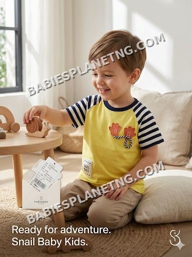 Snail Baby Kids Short Sleeve Top