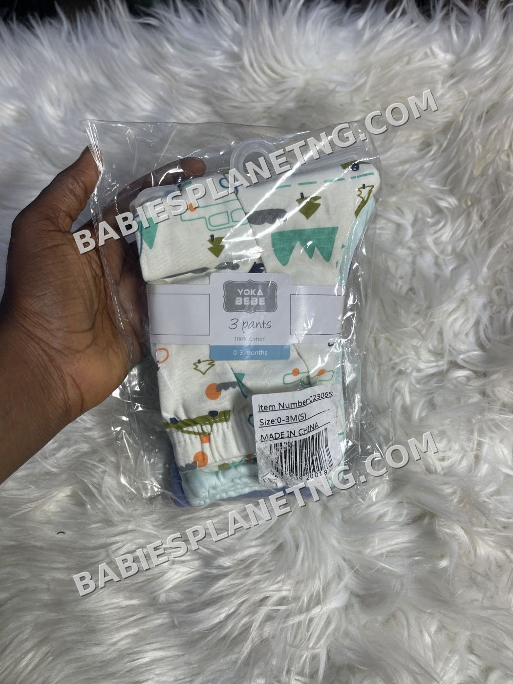 Baby Pants 3-Pack joggers