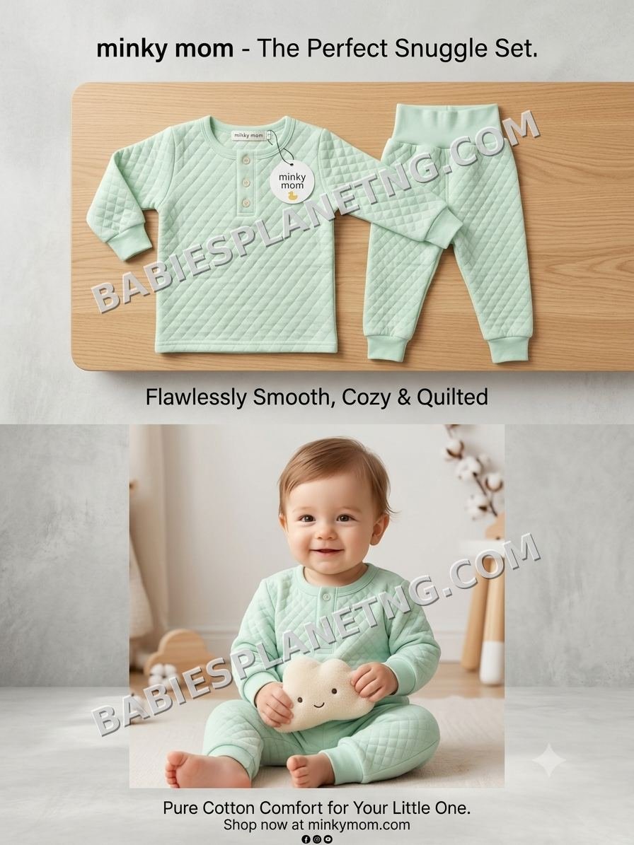 Quilted Baby Pajama Set