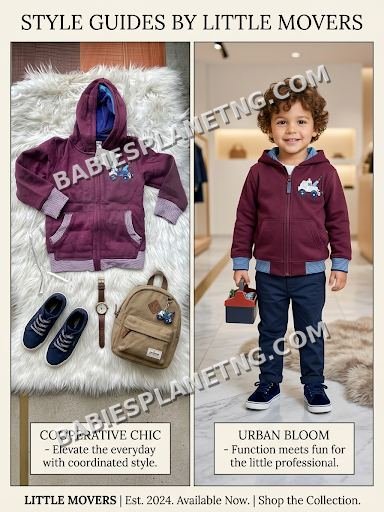Toddler Boys Zipper Hooded Jacket