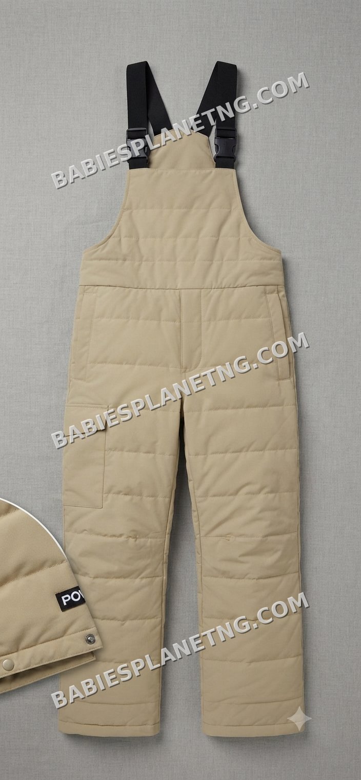 Kids Quilted Suspenders Dungarees
