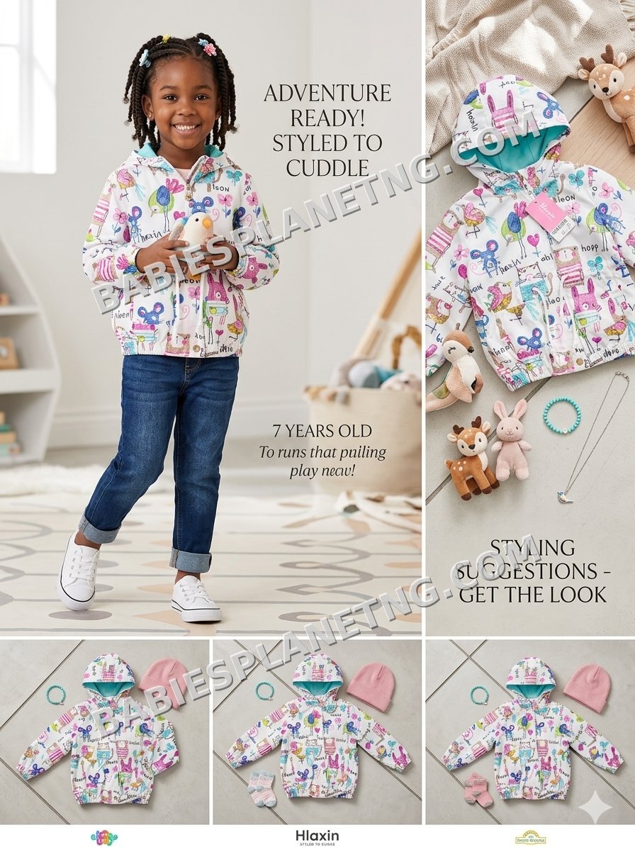 Childrens Fun Print Jacket