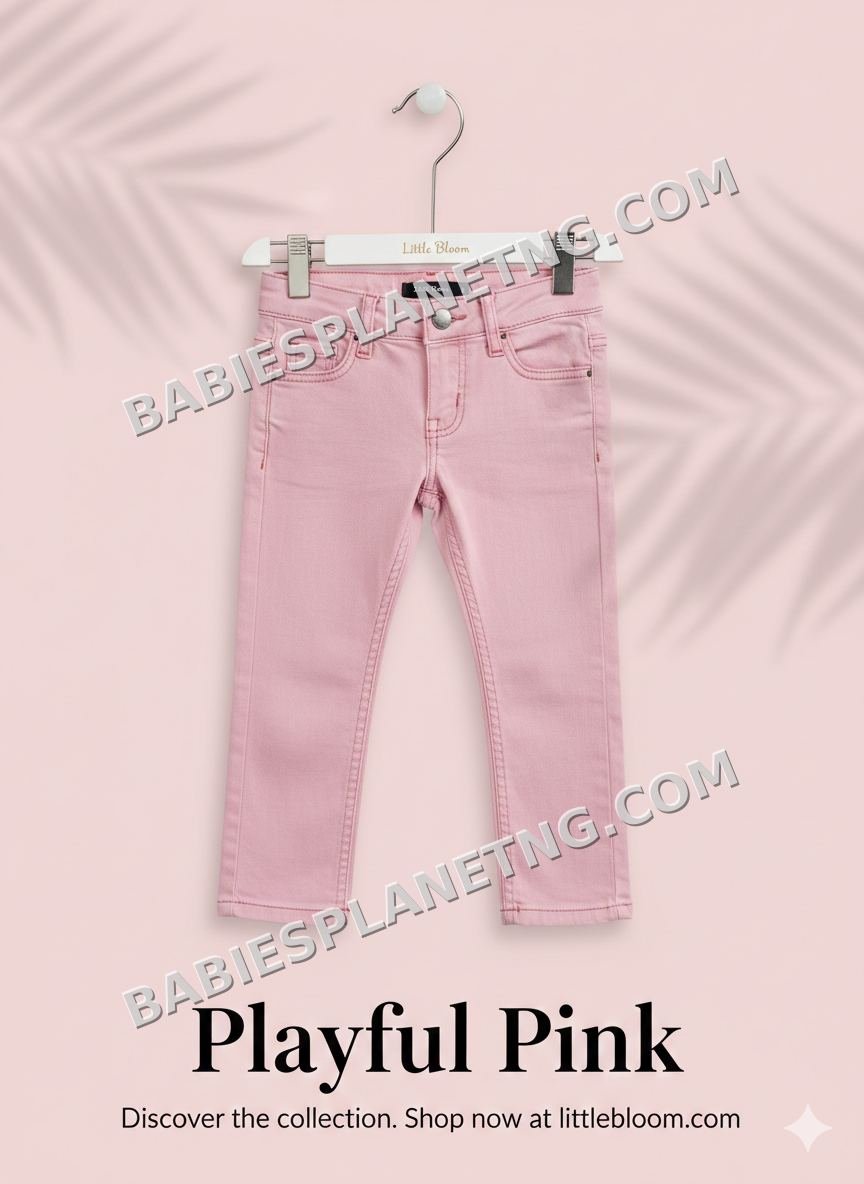 pink Denim Trouser