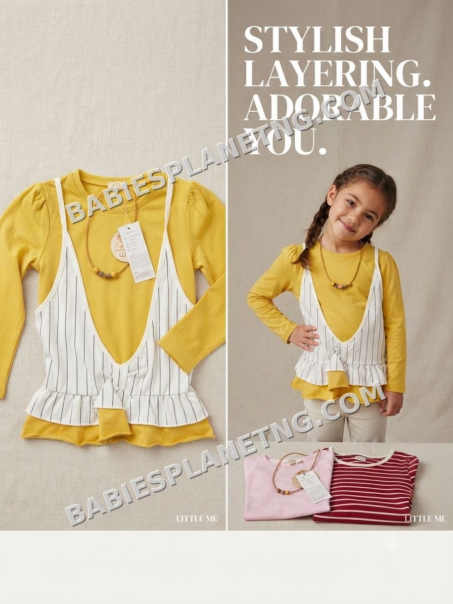 Girls' Long Sleeve Layering Tops