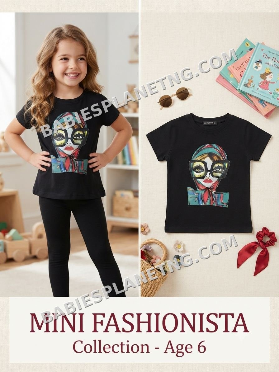 Children's Stylish Short Sleeve Top