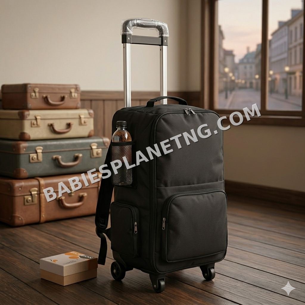 Compact Travel Backpack With Wheels