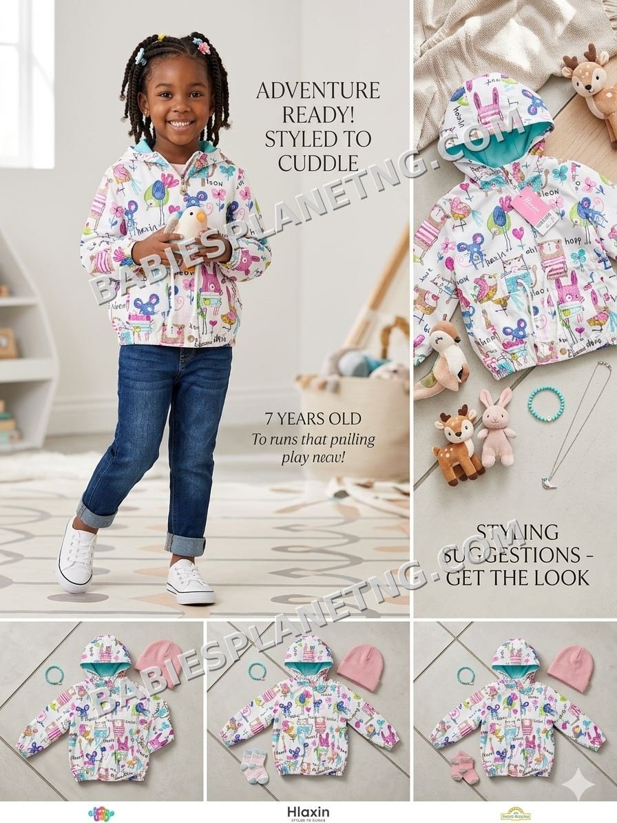 Childrens Fun Print Jacket