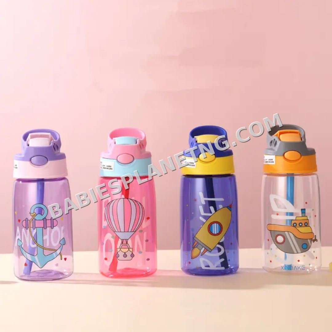 Kids Water Bottles with Flip Top Lids