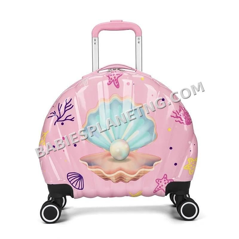 Children's Oceanic Shell Travel Suitcase