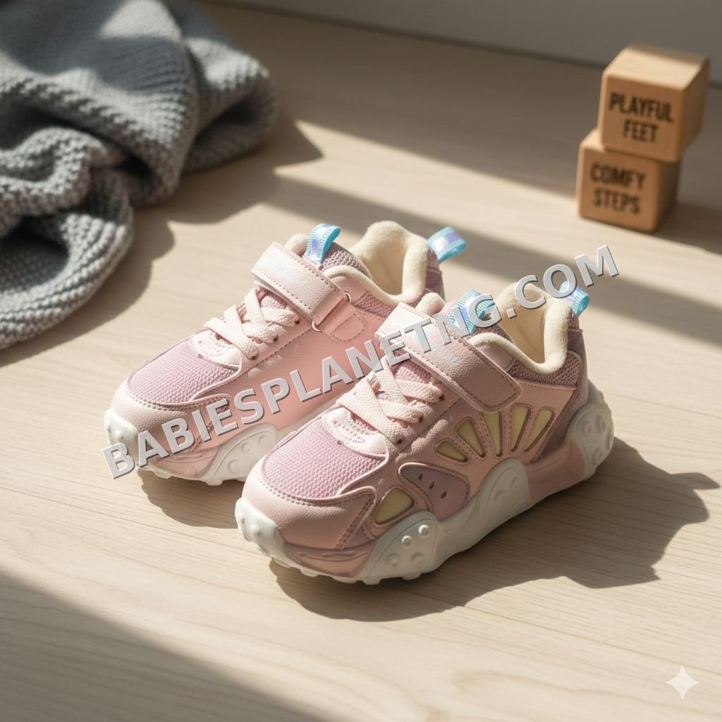 Pink sneakers